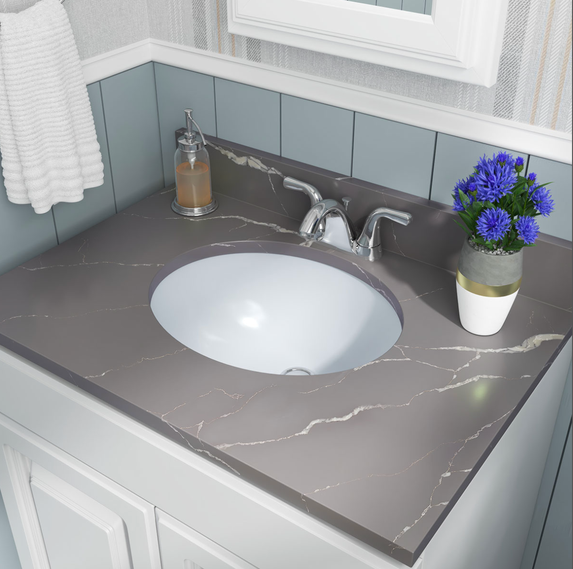 Undermount Vanity Sink - Ceramic